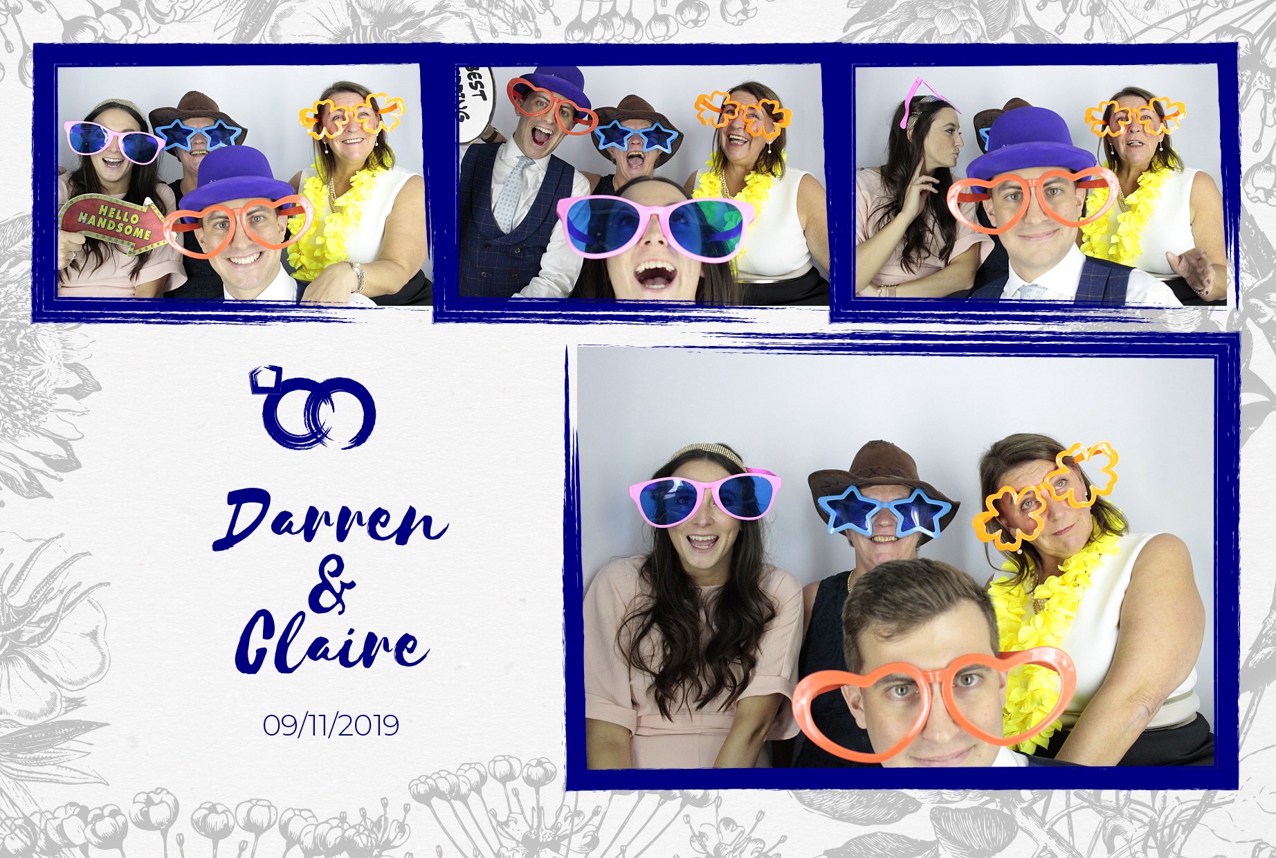 Darren and Claire’s Wedding  | View more photos from the event at gallery.myphotoboothexperience.co.uk/u/MyPhotoBoothExperienceLtd/Darren-and-Claire’s-Wedding
